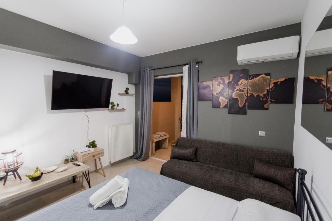 Pavlos Standard Studio With Sea View Rethymno Exterior foto